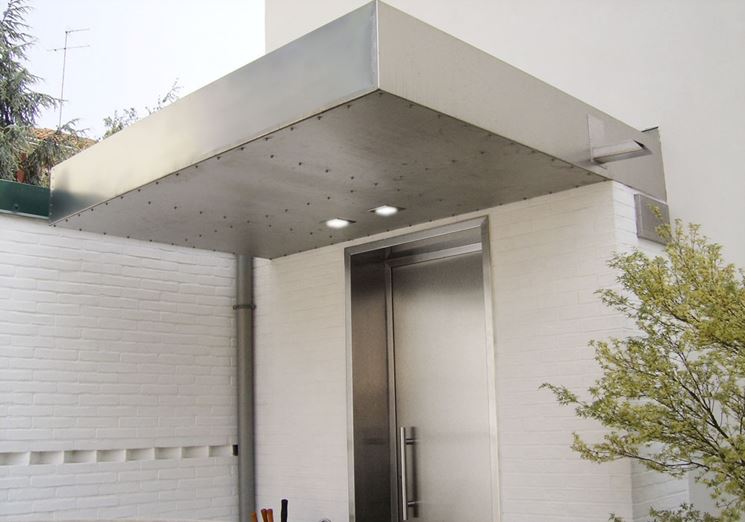 Example of stainless steel canopy