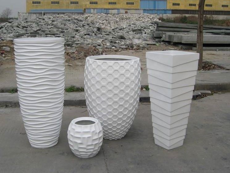 fiberglass vases 