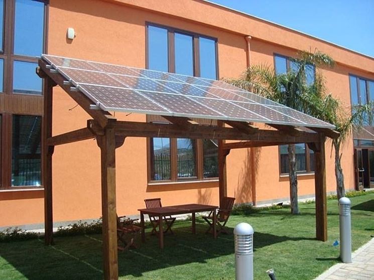 Photovoltaic wooden roof
